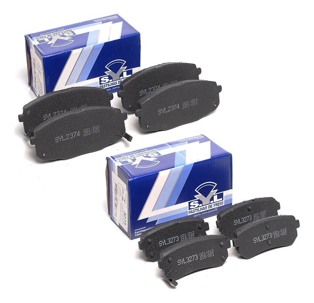Pastilhas de freio dianteira/traseira - SYL2374 + SYL3273