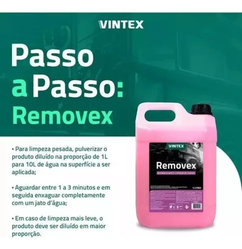 Desengraxante e Limpador de Chassis Removex 5L – Vonixx